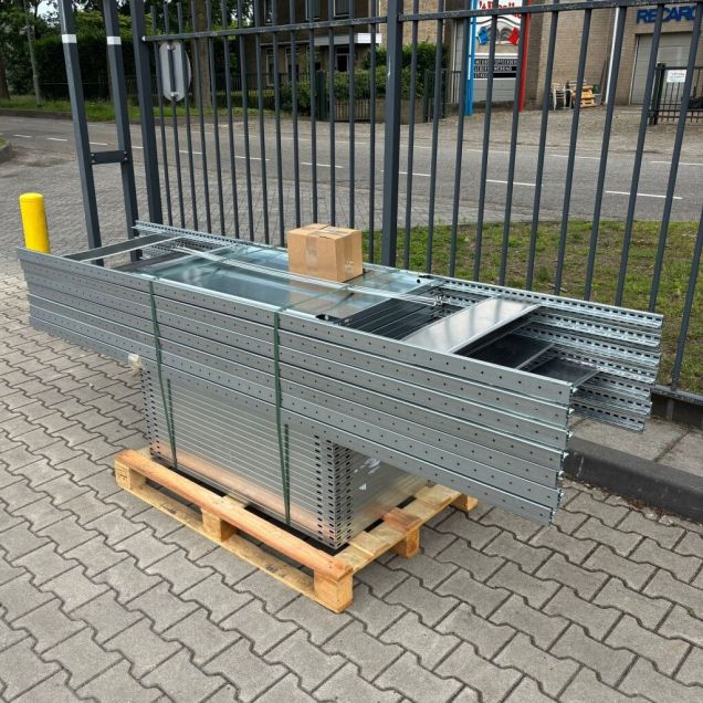 Voordeelpartij deels gebruikte HD legbordstelling 2500x6210x600 mm (hxbxd) 5 niveaus