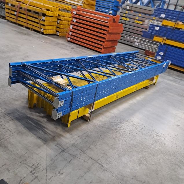 Voordeelpartij gebruikte Dexion Speedlock palletstelling 4270x10670x1100 mm (hxbxd) 3 niveaus