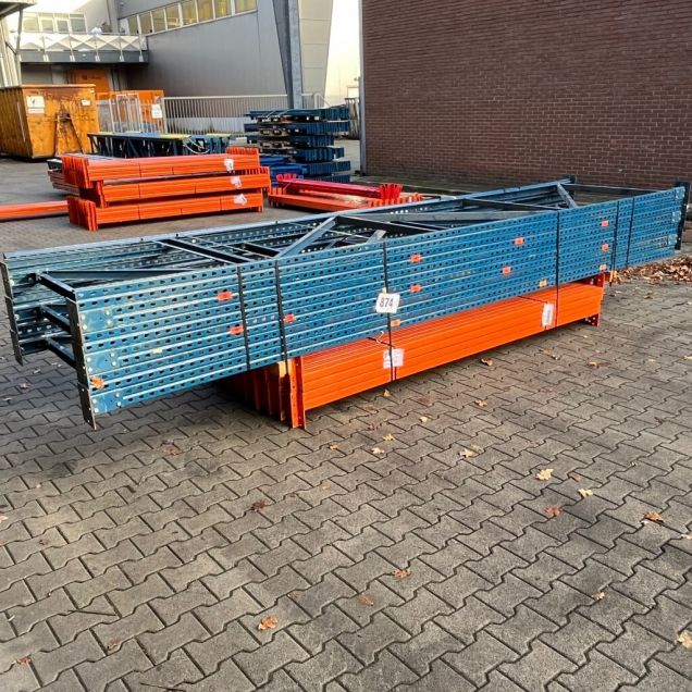 Voordeelpartij gebruikte Polypal palletstelling 4800x14010x1100mm (hxbxd) 4 niveaus