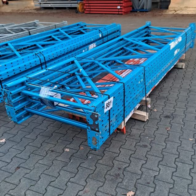 Voordeelpartij gebruikte Polypal palletstelling 4000x11225x1000mm (hxbxd) 2 niveaus