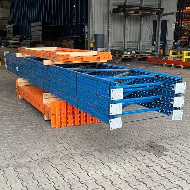 Voordeelpartij gebruikte Redirack palletstelling 6000x13980x900mm (hxbxd) 5 niveaus