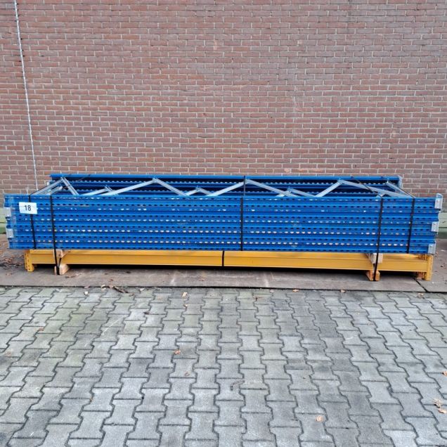 Voordeelpartij gebruikte JH MPB palletstelling 3750x14900x1100mm (hxbxd) 2-3 niveaus