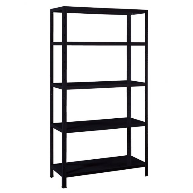 Legbordstelling Basic 1900x1000x450 mm (hxbxd) 5 niveaus zwart 65 kg