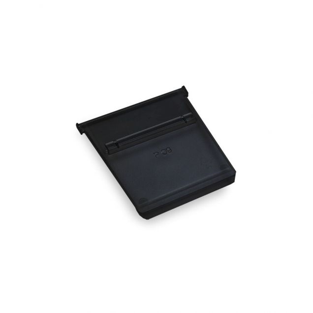 Verdeelschot zwart (ESD) P09 90x95mm (bxh)