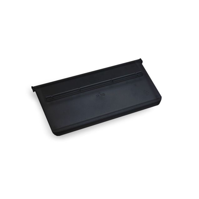 Verdeelschot zwart (ESD) P18 180x95mm (bxh)