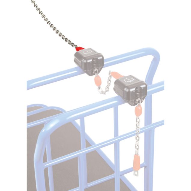 Wandketting voor statiegeldslot
