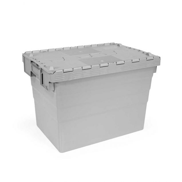 Begra distributiebak, transportbak 600x400x416 mm (lxbxh) grijs