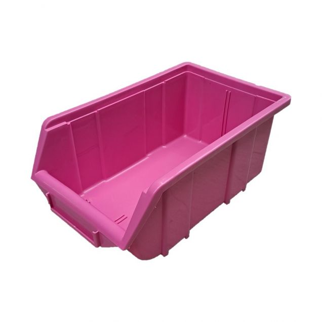 Gebruitke Begra kunststof stapelbak type 2 355x220x150 mm (lxbxh) roze