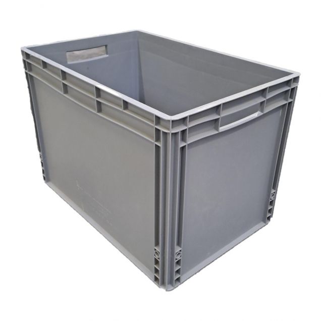 Gebruikte magazijnbak, stapelbak Auer EG6442 600x400x420 mm (lxbxh) grijs