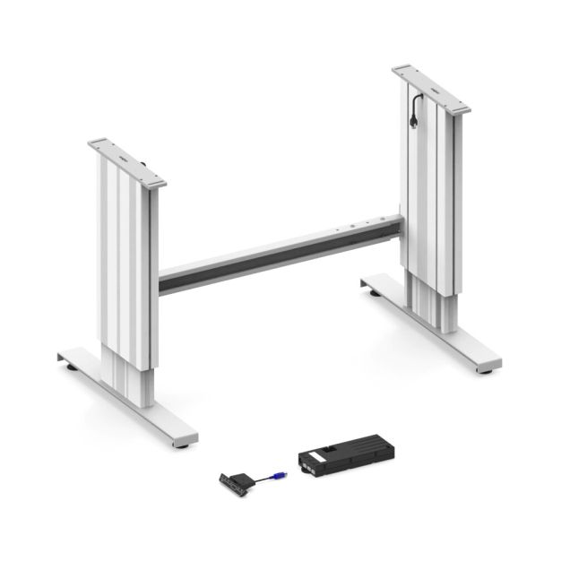 Elektrisch verstelbaar werkbank frame 675-1075mm hoogte 400kg bladlengte 1020-2100mm