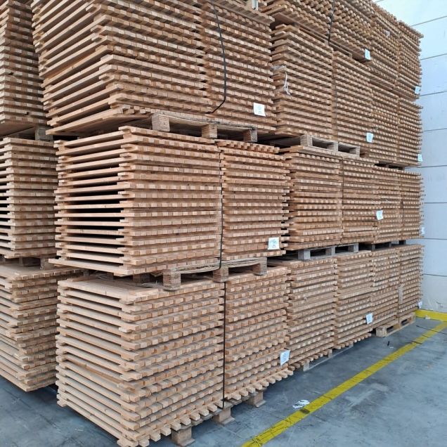 Gebruikte vlonder 50% open 1750x1100x28 mm