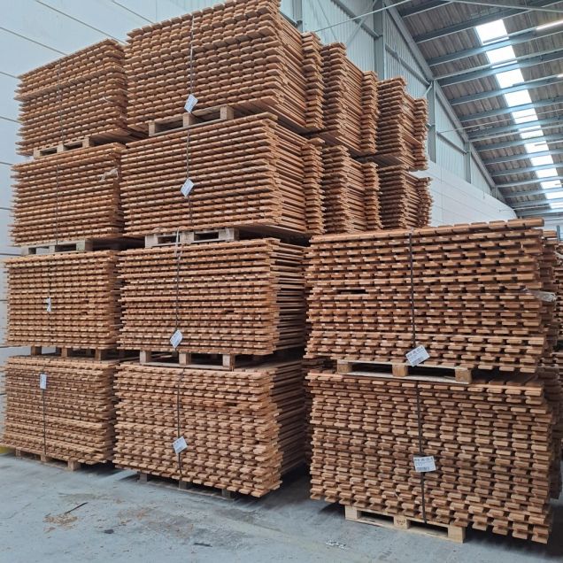 Gebruikte vlonder 80% gesloten 1750x1100x20 mm