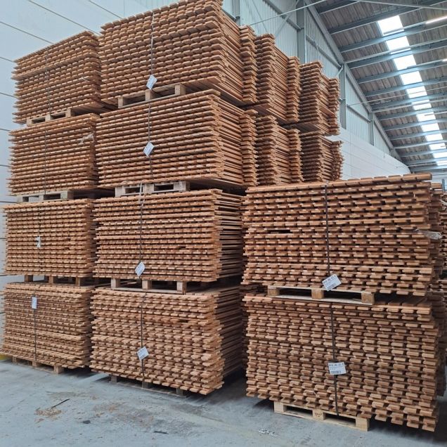 Gebruikte vlonder 80% gesloten 1750x1100x20 mm