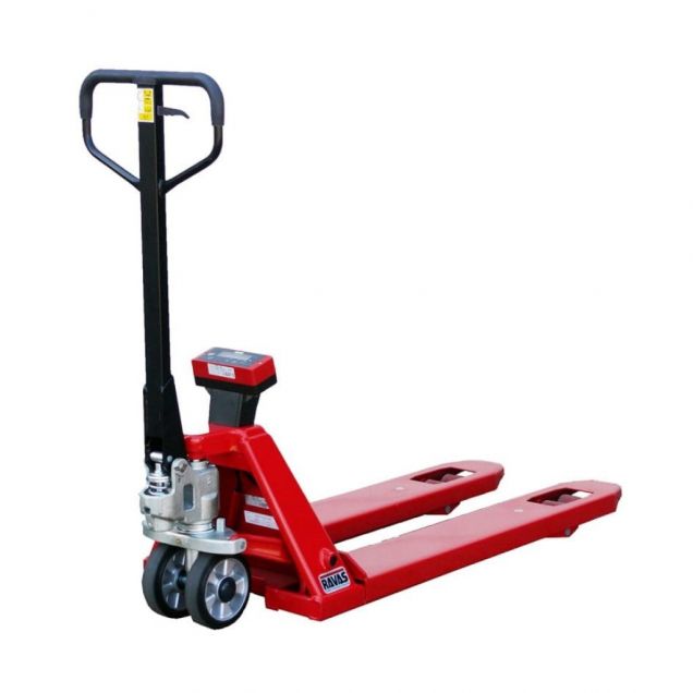 Weegpallettruck RAVAS 1100 2000 kg rood