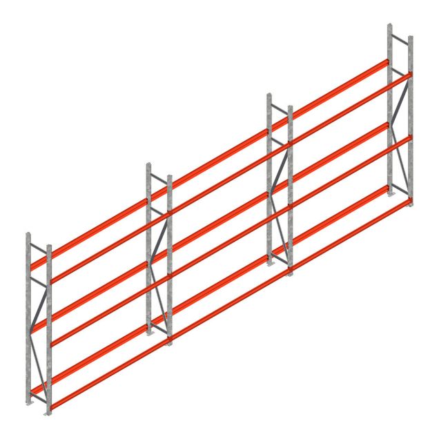 Voordeelrij bandenstelling grootvak AR 2500x6230x500mm (hxbxd) 3 niveaus
