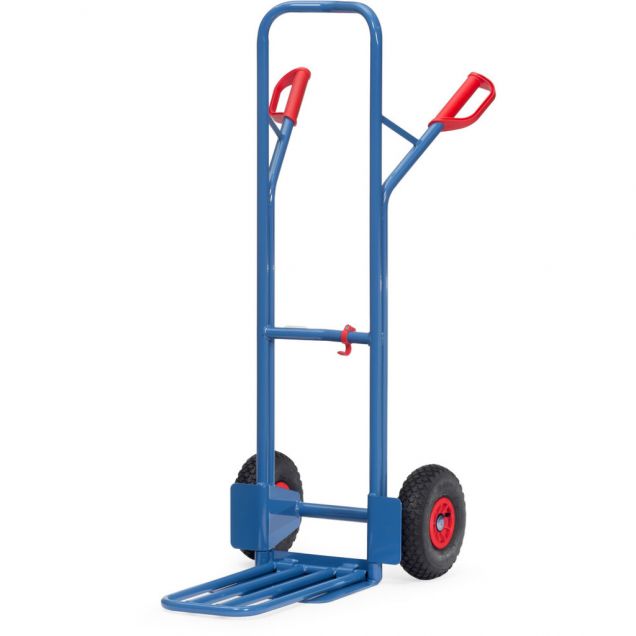 Inklapbare steekwagen met schep 300 kg - luchtband