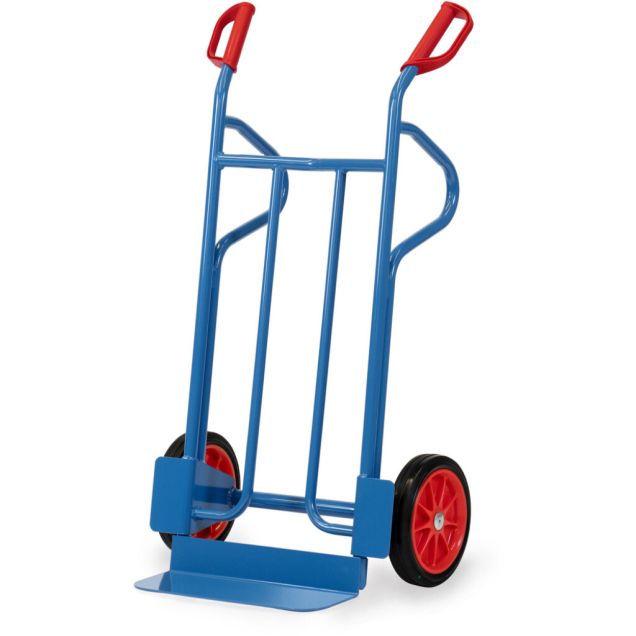 Stalen steekwagen 350 kg 1200 mm met rubberbanden