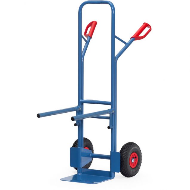 Stoelensteekwagen 300 kg 1300 mm met luchtbanden en vaste draagarmen