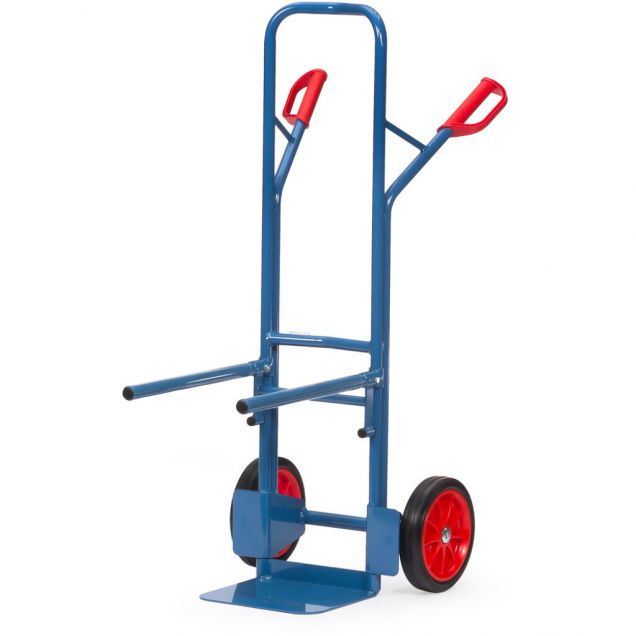 Stoelensteekwagen 300 kg 1300 mm met rubberbanden en vaste draagarmen