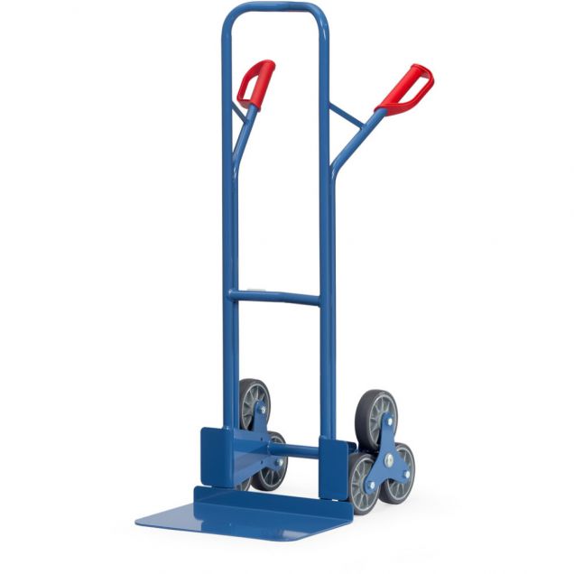 Trappensteekwagen 200 kg 1300 mm met 2 driearmige wielsterren, extra grote schep