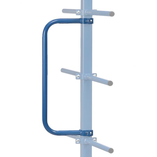 Duwbeugel voor draagarmwagens