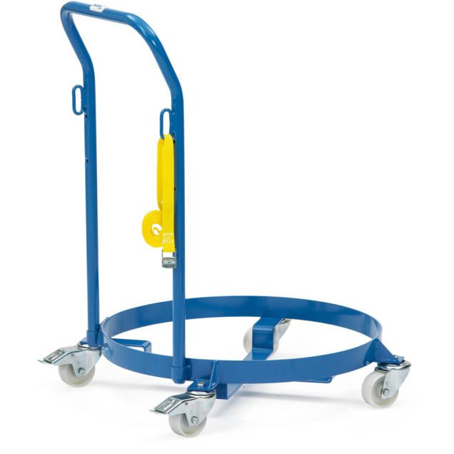 Vatenroller 250 kg doorsnee 610 mm met duwbeugel