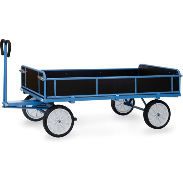 Handtrekwagen met houten wanden 2000x1000x1190 mm (lxbxh) 1250 kg