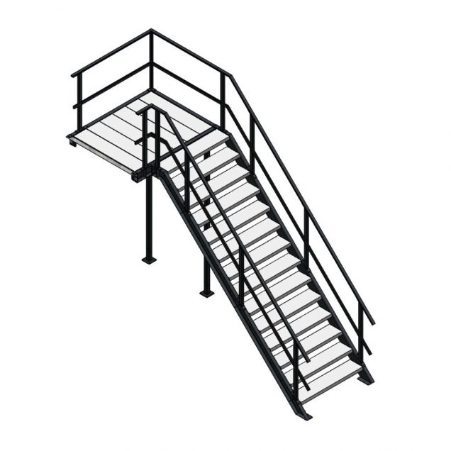 Bordestrap linksaf 2800x1200 mm (hxb)