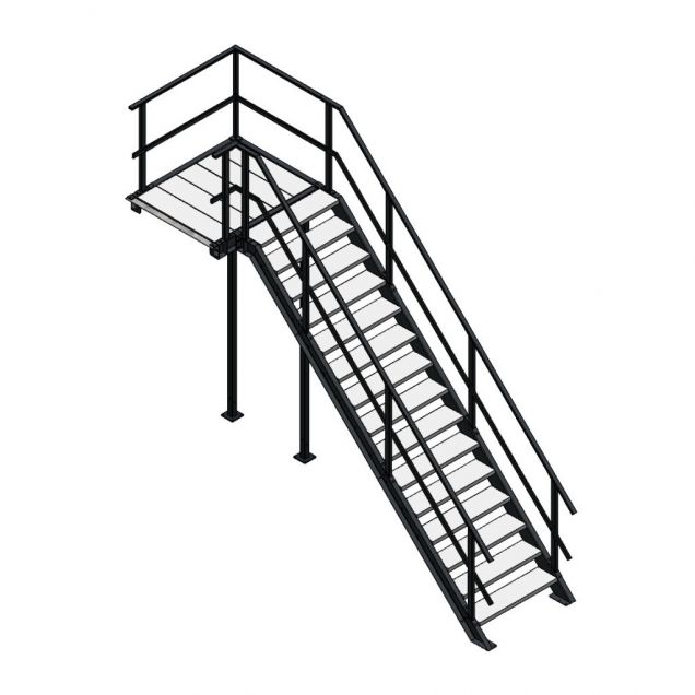 Bordestrap linksaf 3000x1000 mm (hxb)