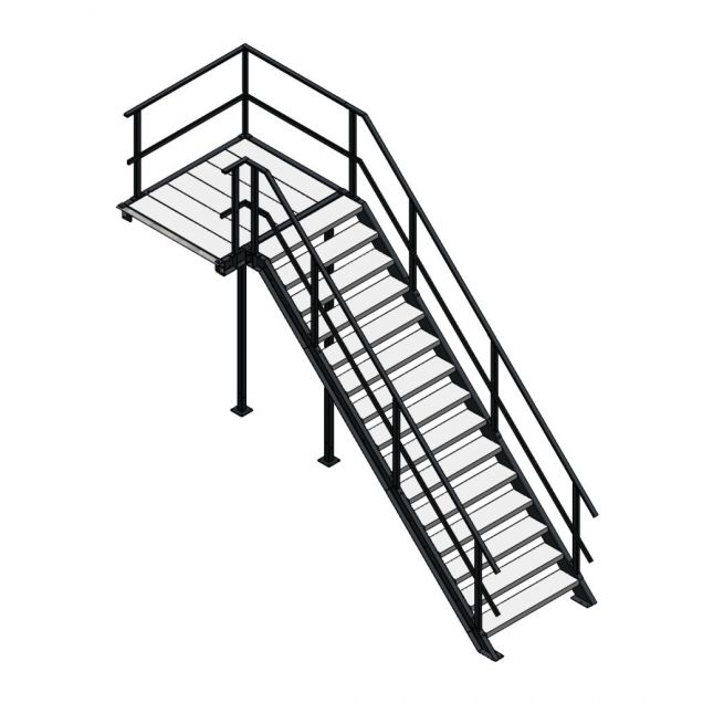Bordestrap linksaf 3000x1200 mm (hxb)