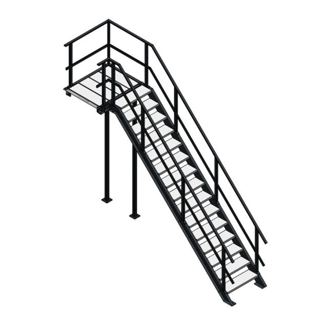 Bordestrap linksaf 3000x800 mm (hxb)