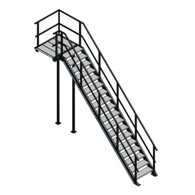 Bordestrap linksaf 3500x800 mm (hxb)