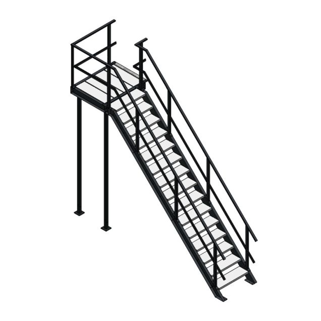 Bordestrap rechtsaf 3000x800 mm (hxb)