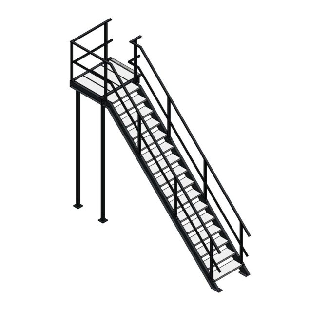 Bordestrap rechtsaf 3200x800 mm (hxb)