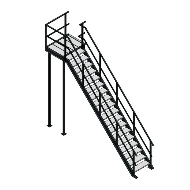 Bordestrap rechtsaf 3500x800 mm (hxb)