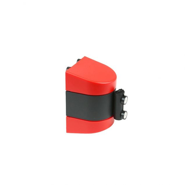 Magnetische spoel met afzetlint rood-wit 50mm 5m