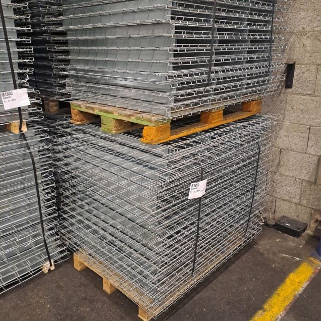 Gebruikte draadroosterlegbord 1255x1050 mm (bxd)