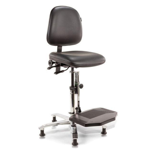 Score werkstoel Ergo Line 2308 met glijders en voetenplank 46-59cm