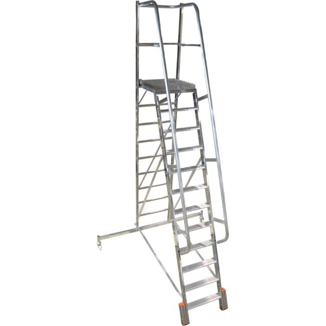 Platformtrap Krause Vario Compact met stabilisator 2000mm 12 treden 2750mm