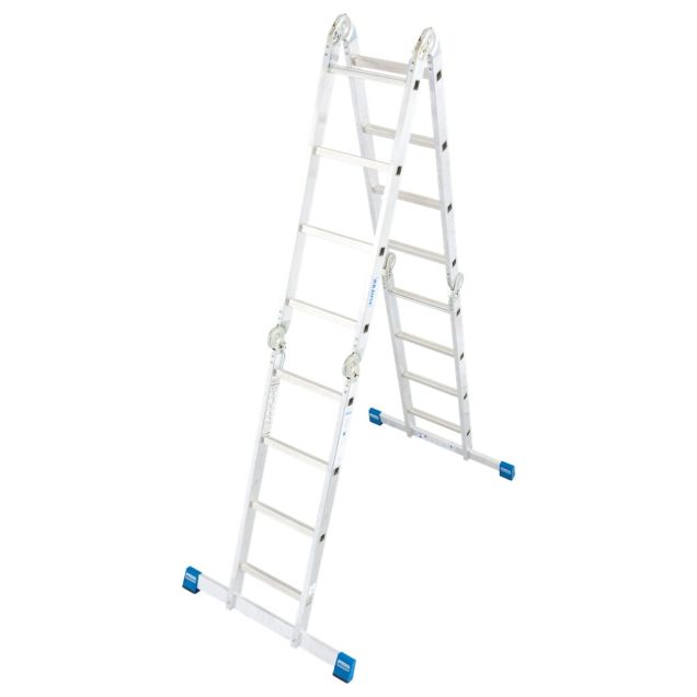 Vouwladder Krause 4x4 sporten 3500mm