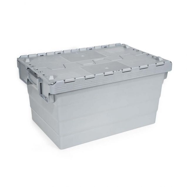 Begra distributiebak, transportbak 600x400x320 mm (lxbxh) grijs