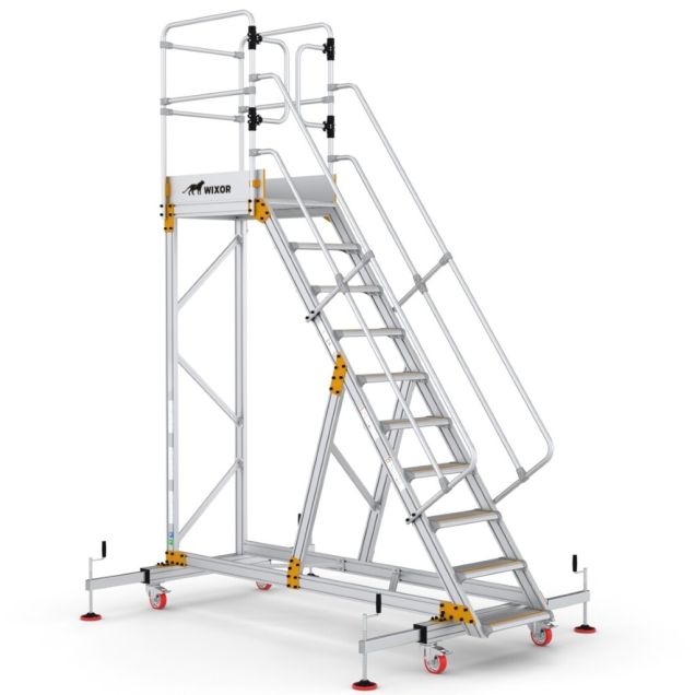 Platformtrap Wixor met stabilisator 10 treden