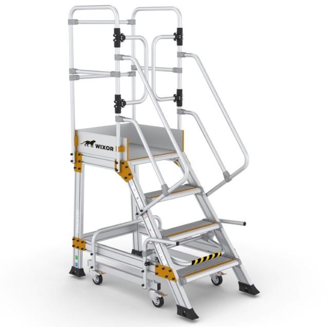 Platformtrap Wixor met handrem 4 treden