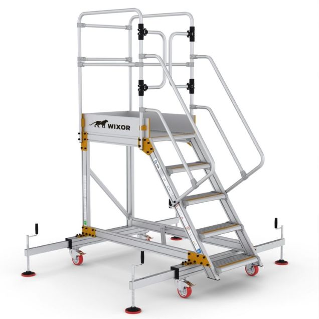 Platformtrap Wixor met stabilisator 5 treden