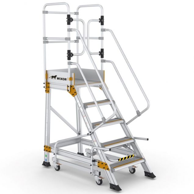 Platformtrap Wixor met handrem 5 treden