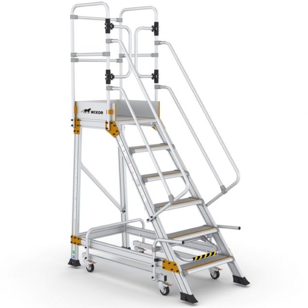 Platformtrap Wixor met handrem 6 treden