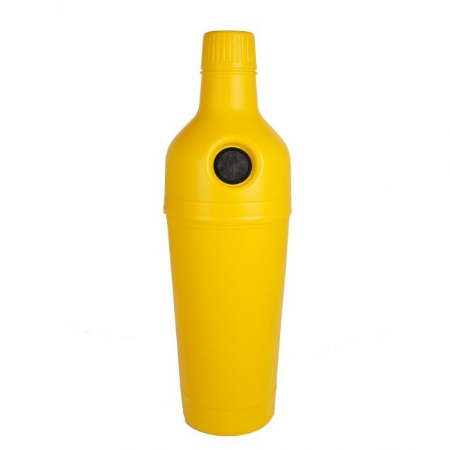 210L Petman plastic flessen container, Geel