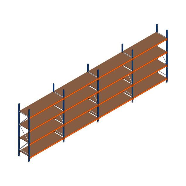Voordeelrij grootvakstelling Kimer 2250x6250x600 mm (hxbxd) 4 niveaus
