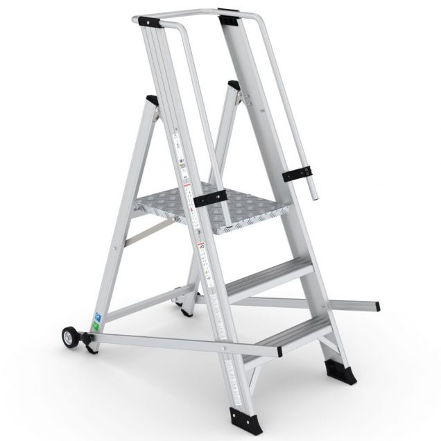 Magazijntrap Wixor opvouwbaar 3 treden