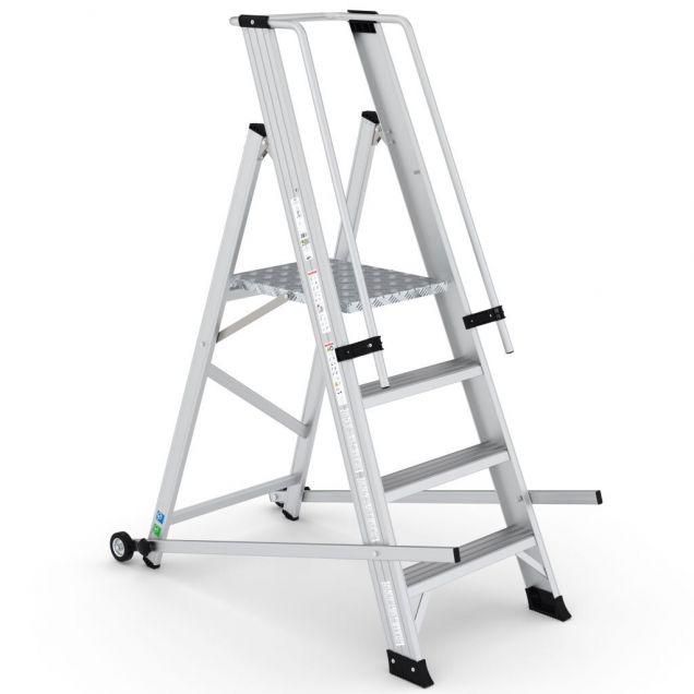 Magazijntrap Wixor opvouwbaar 4 treden